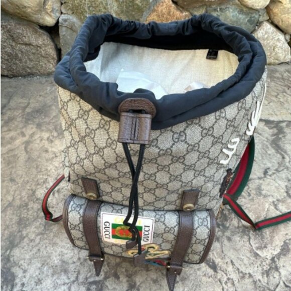 Gucci Courrier Soft GG Supreme Backpack - Picture 12 of 12